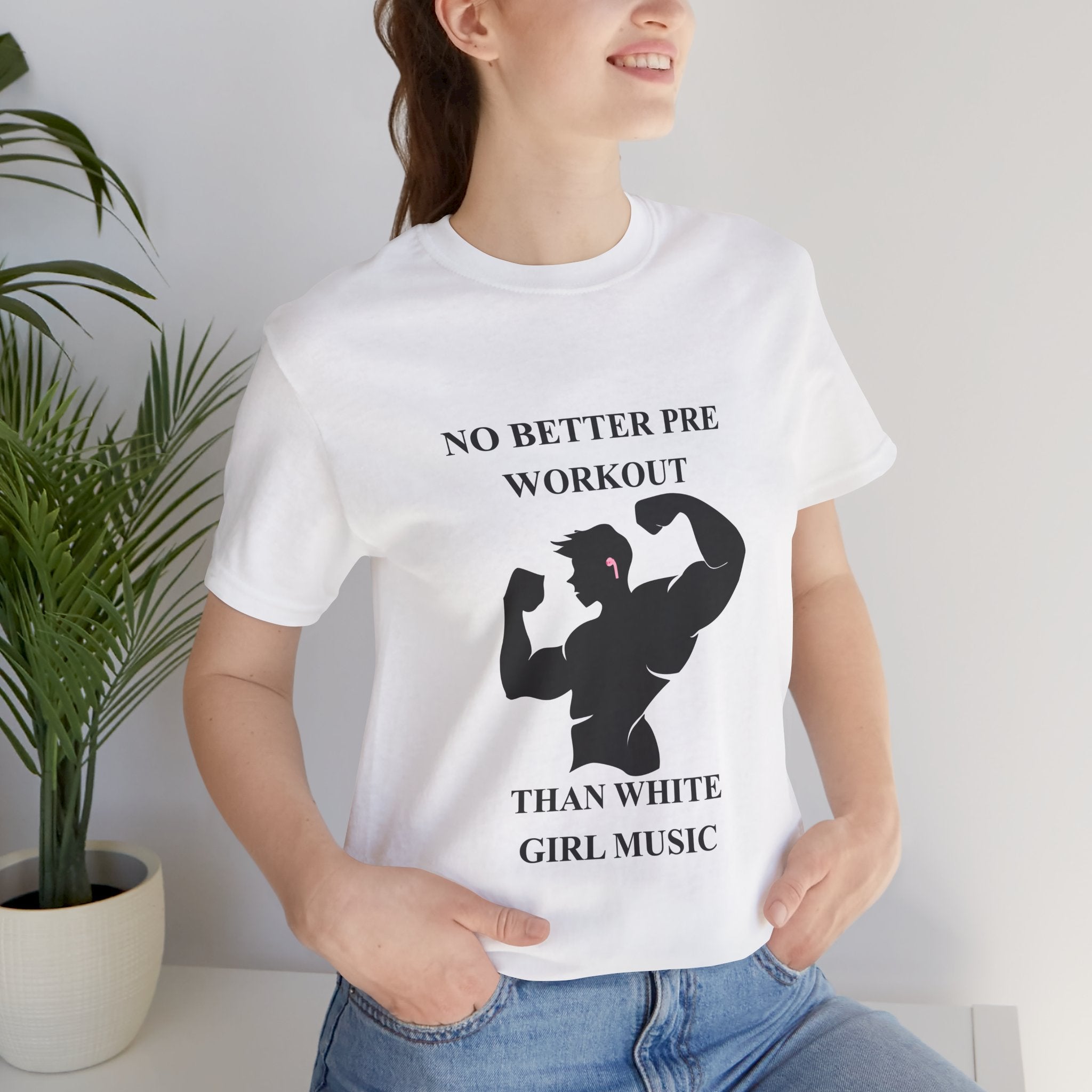 Gym White Girl Music T-Shirt